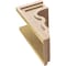 Ekena Millwork 11"W x 11"D x 22"H Wide Highland Rough Cedar Woodgrain TimberThane Corbel, Primed Tan CORUR11X11X22HLDRCPR - alternate 2